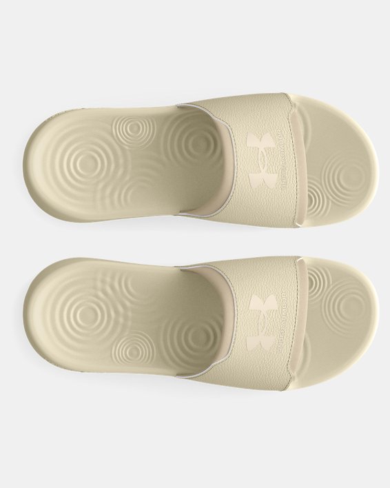 Women's UA Ignite Select Slides in Brown image number 2